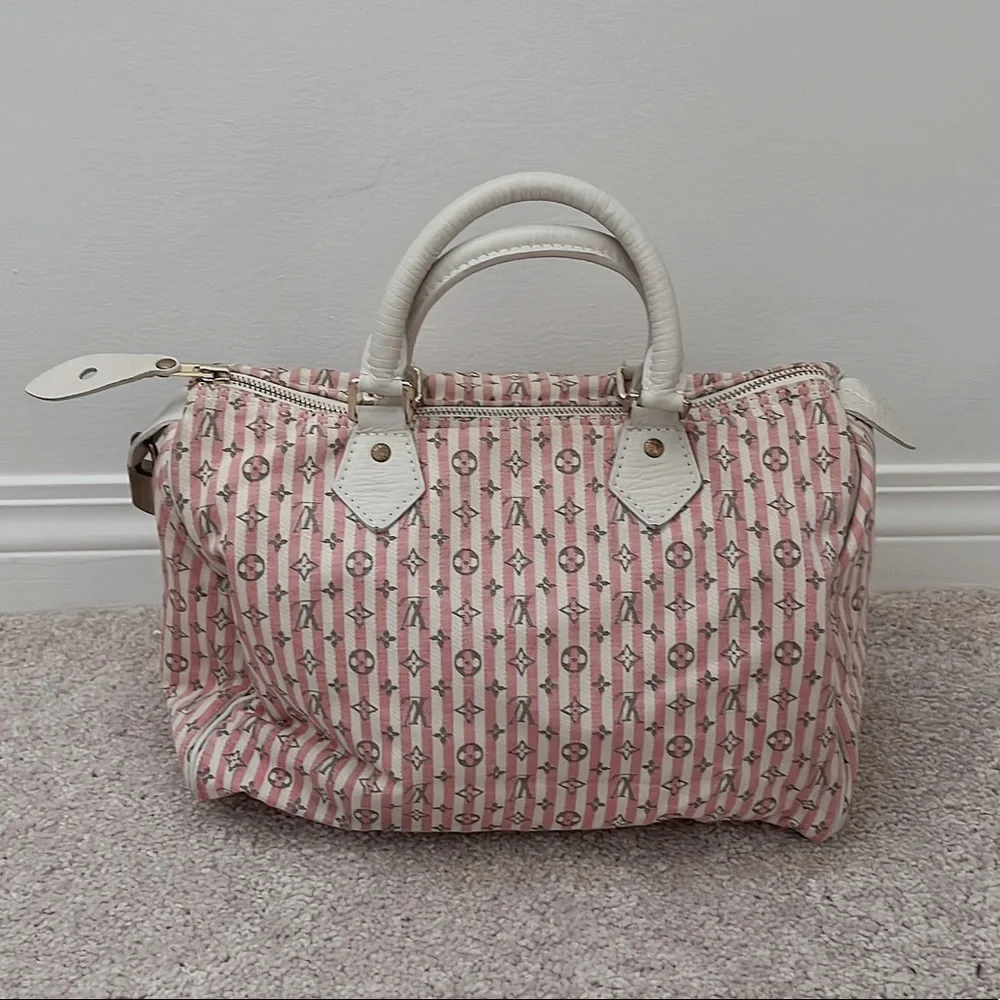Louis Vuitton Monogram Mini Lin Speedy 30 - Picture 4 of 15
